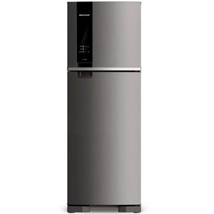 Refrigerador Frost Free Duplex 375L Inox Brastemp BRM45JK 220V