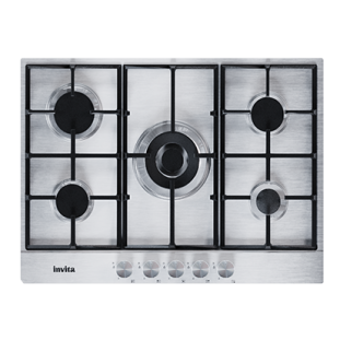 Cooktop a Gás Inox 70 cm Invita