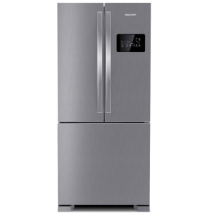 Refrigerador Frost Free 554L French Door Inverter Inox Brastemp BRO85AK 220V